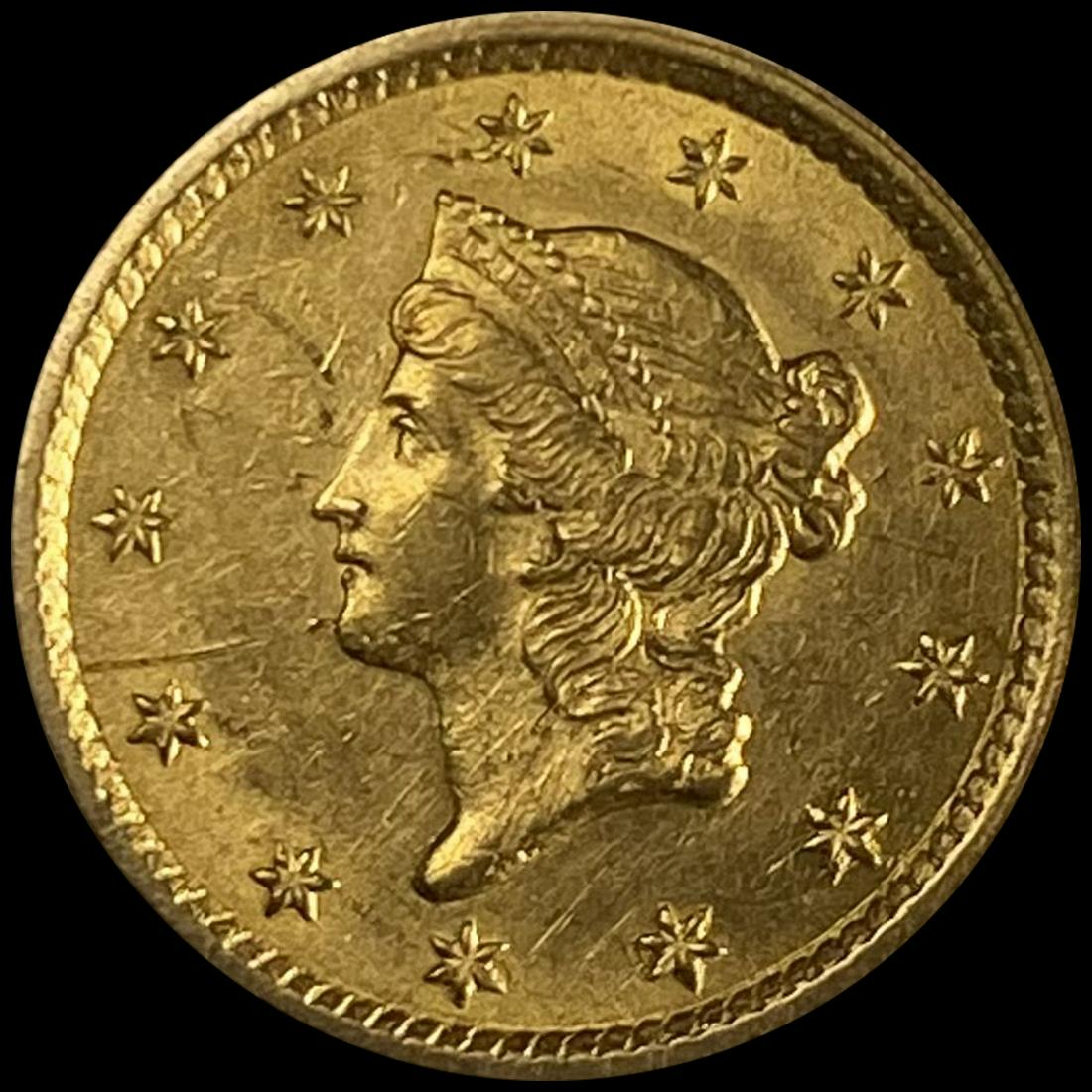 1852 Rare Gold Dollar UNCIRCULATED (1 of 2)