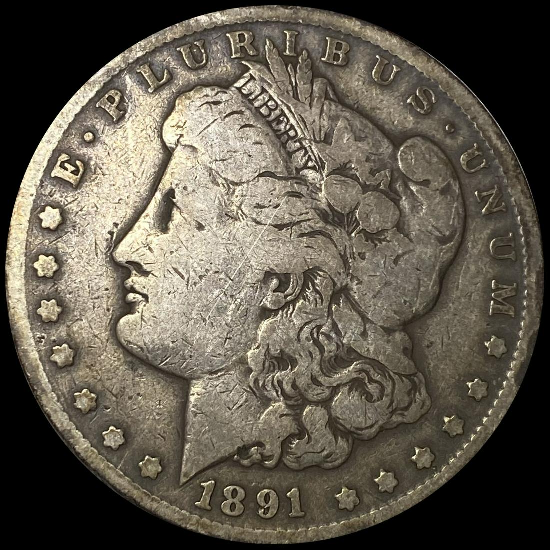 1891-CC Morgan Silver Dollar NICELY CIRCULATED (1 of 2)