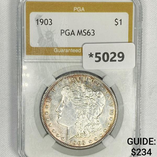 1903 Morgan Silver Dollar PGA - MS63: 1903 Morgan Silver Dollar PGA - MS63