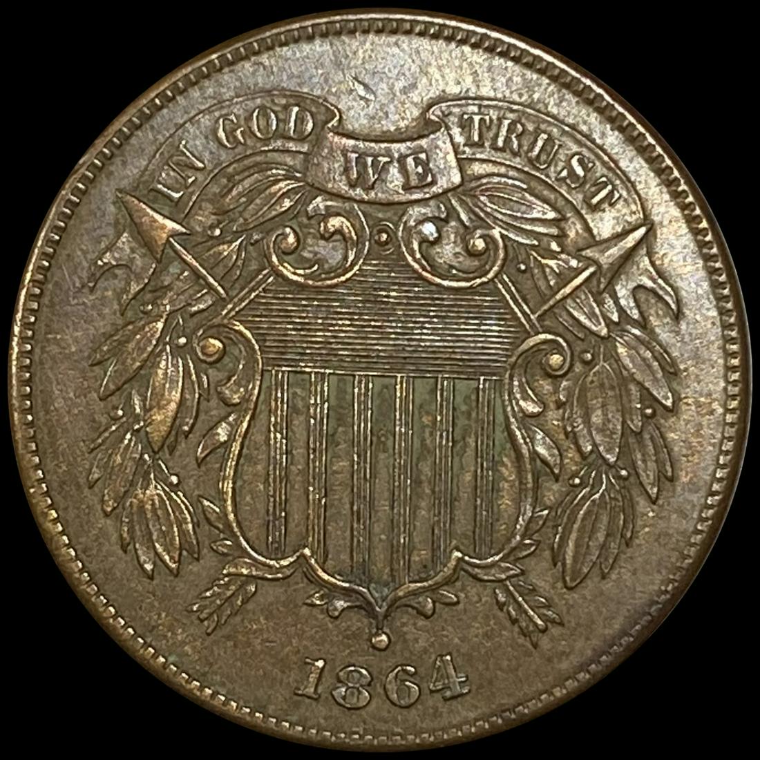1864 Two Cent Piece UNCIRCULATED (1 of 2)