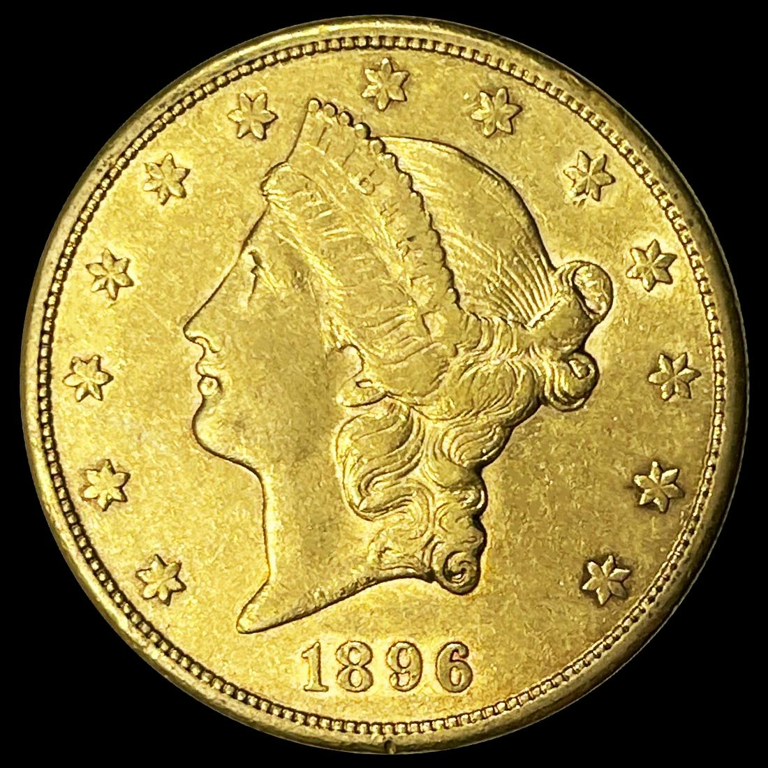 1896-S $20 Gold Double Eagle UNCIRCULATED (1 of 2)