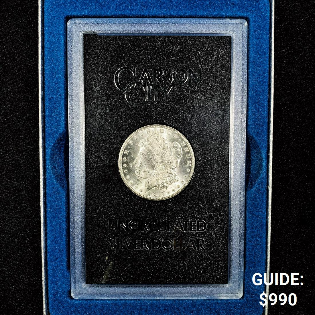 1883-CC Morgan Silver Dollar -GEM BU GSA Hoard w/ (1 of 3)