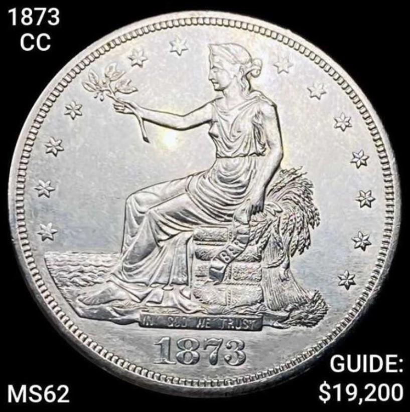 1873-CC Trade Silver Dollar UNCIRCULATED (1 of 2)
