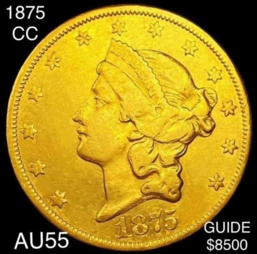 1875-CC $20 Gold Double Eagle CHOICE AU (1 of 2)