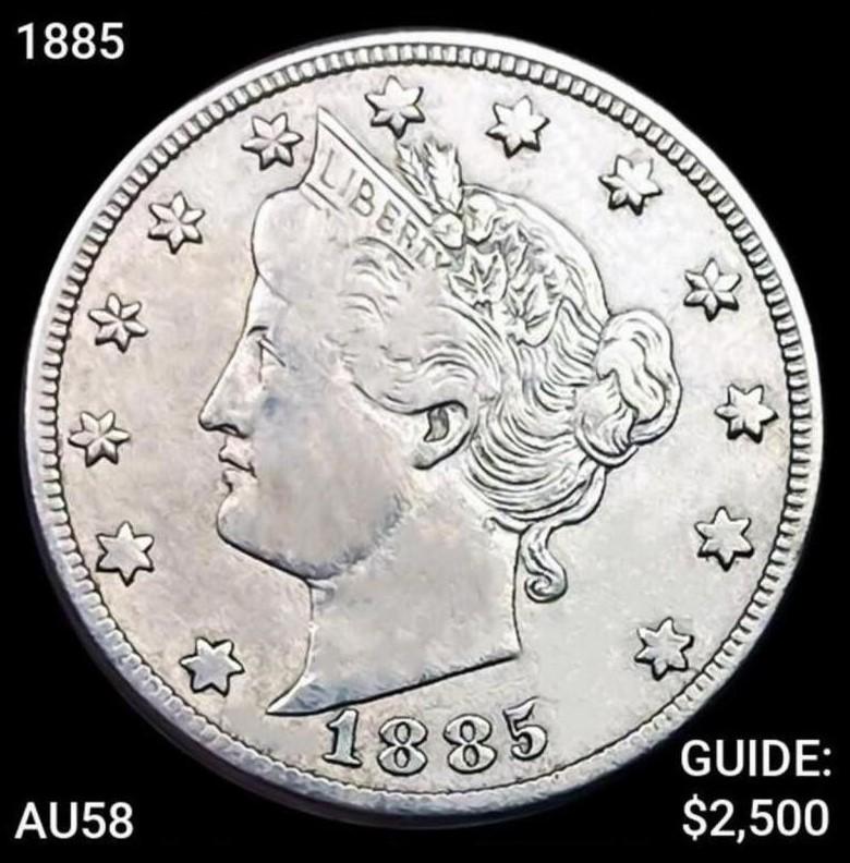 1885 Liberty Head Nickel CHOICE AU (1 of 2)