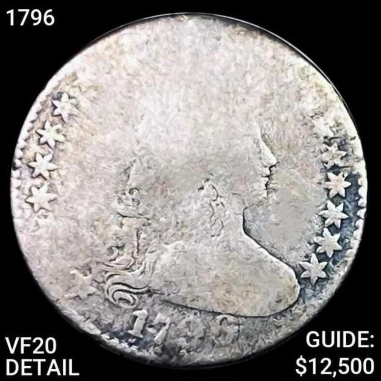1796 Draped Bust Dime LIGHTLY CIRC (1 of 2)