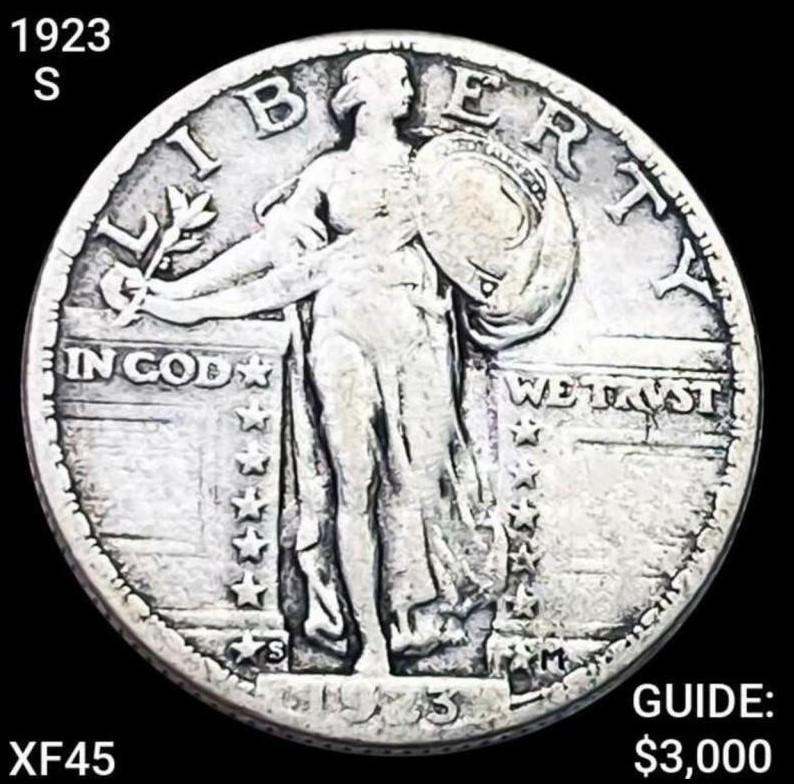 1923-S Standing Liberty Quarter LIGHTLY CIRC (1 of 2)