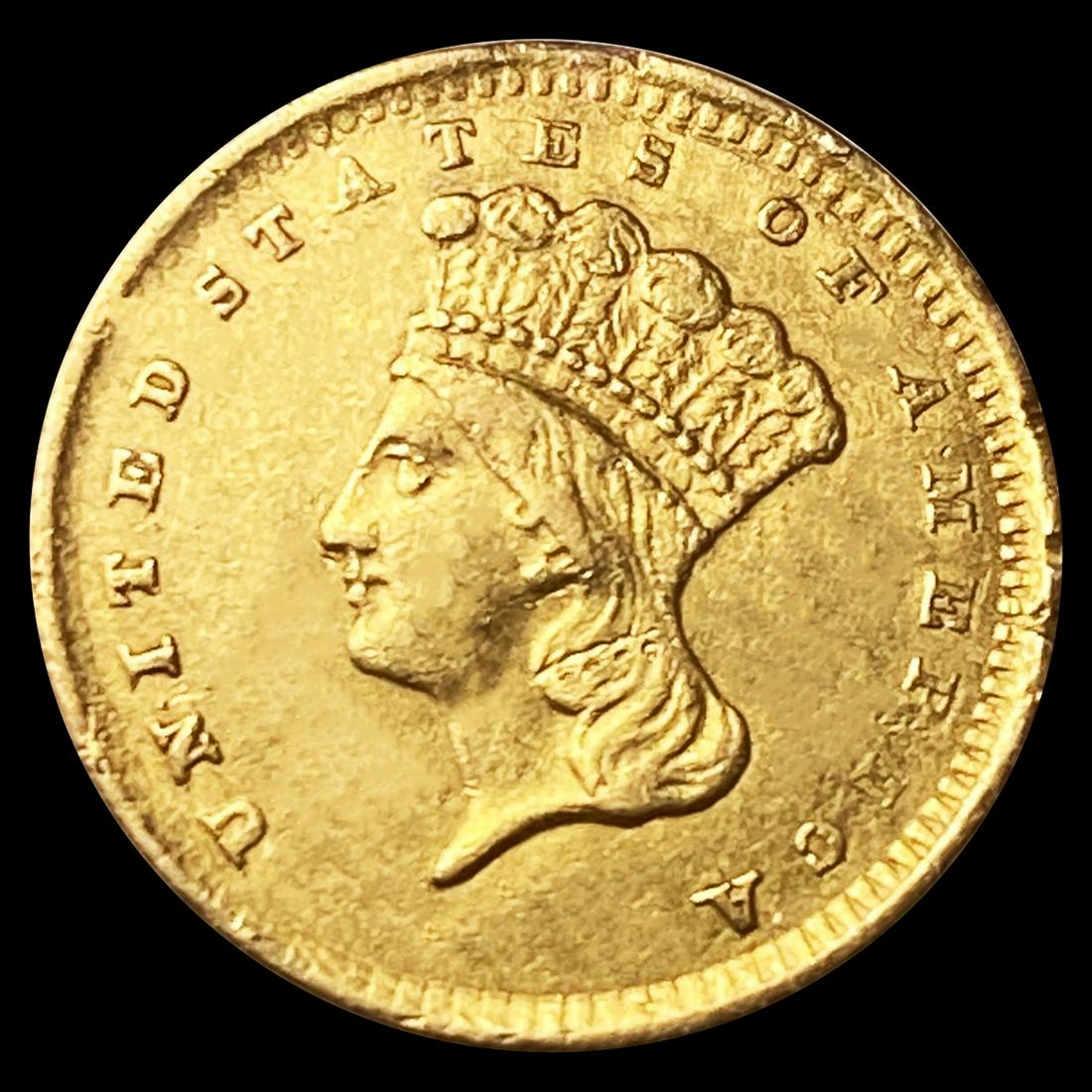 1856 Ty 3 Rare Gold Dollar UNCIRCULATED (1 of 2)