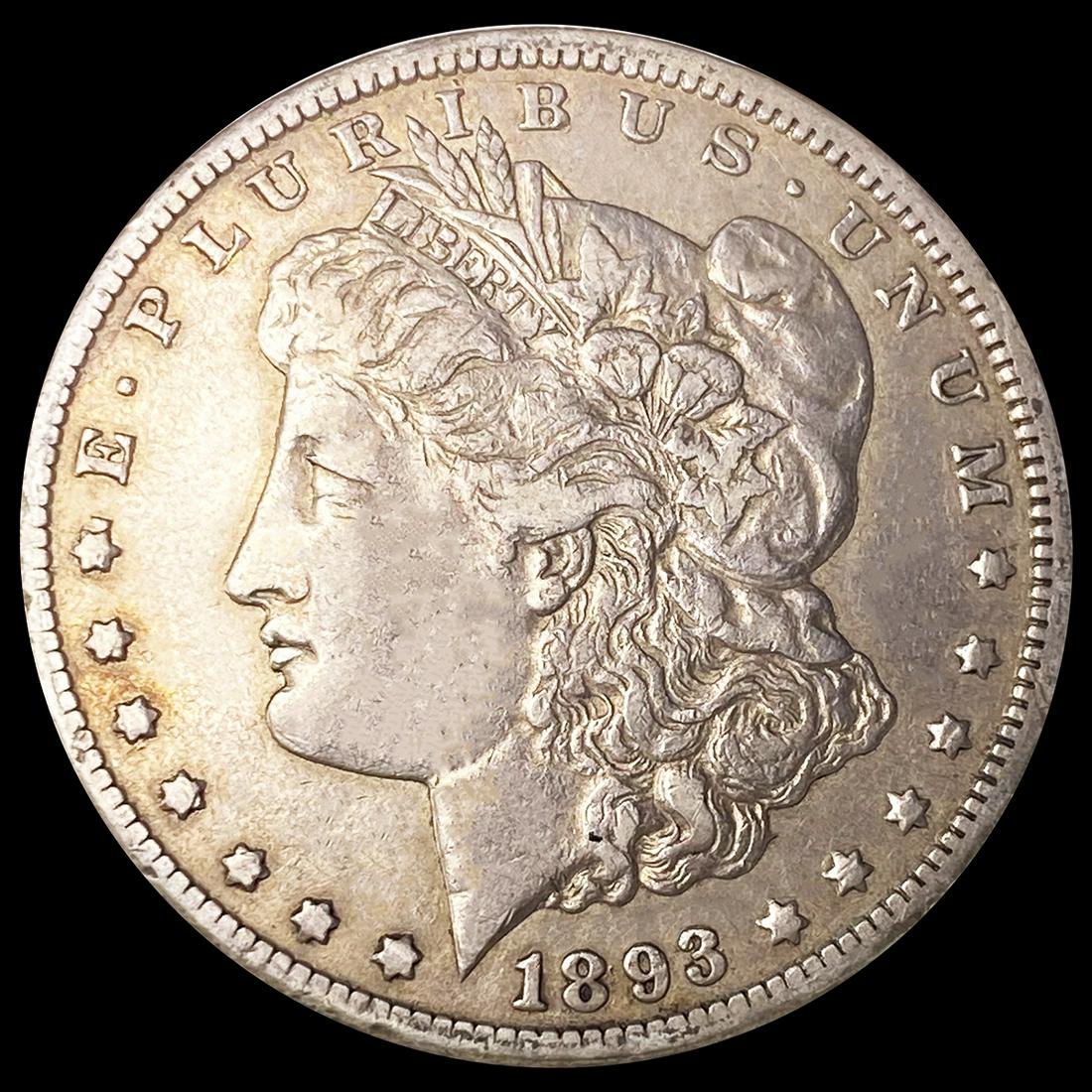 1893-CC Morgan Silver Dollar NEARLY UNCIRCULATED (1 of 2)
