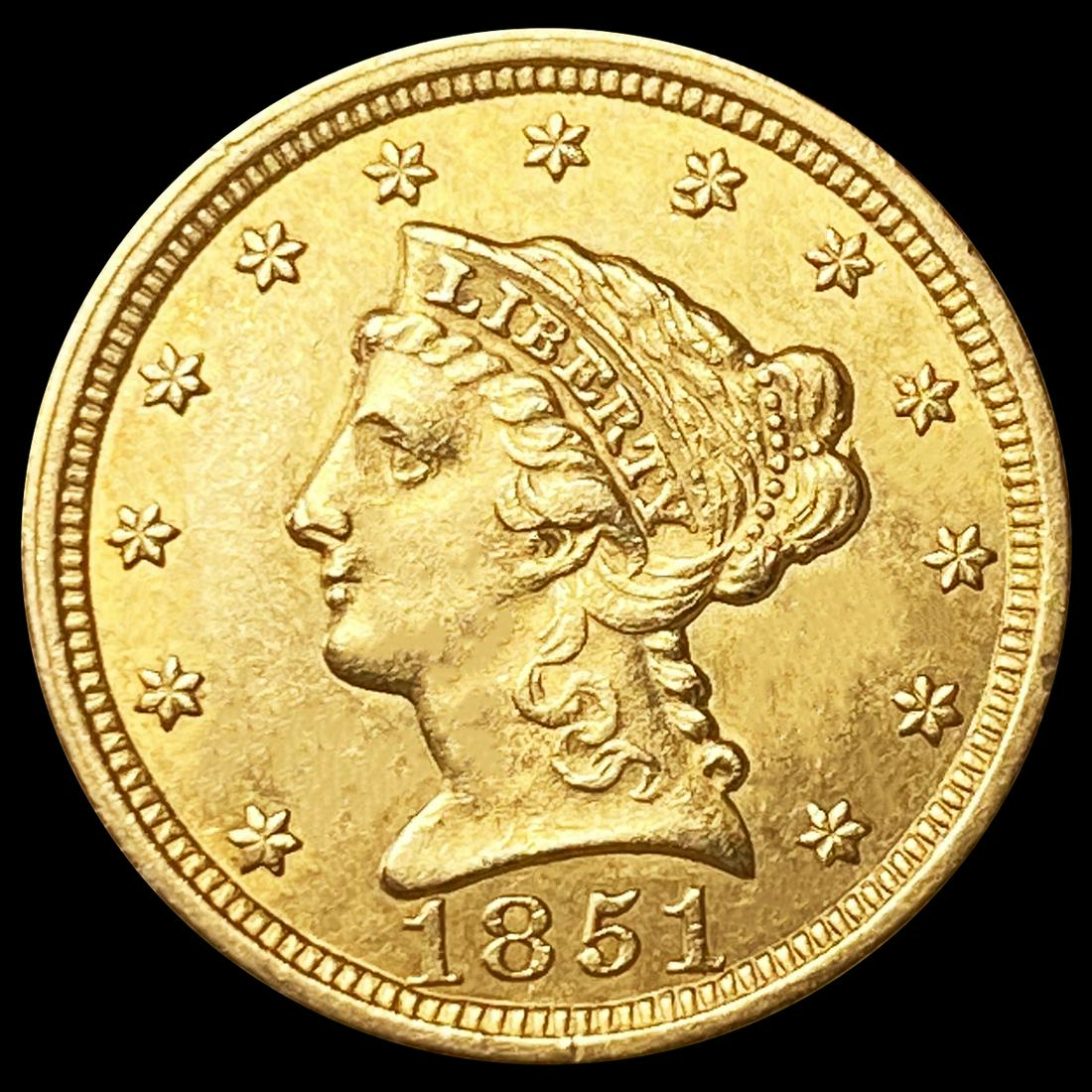 1851 $2.50 Gold Quarter Eagle UNCIRCULATED (1 of 2)
