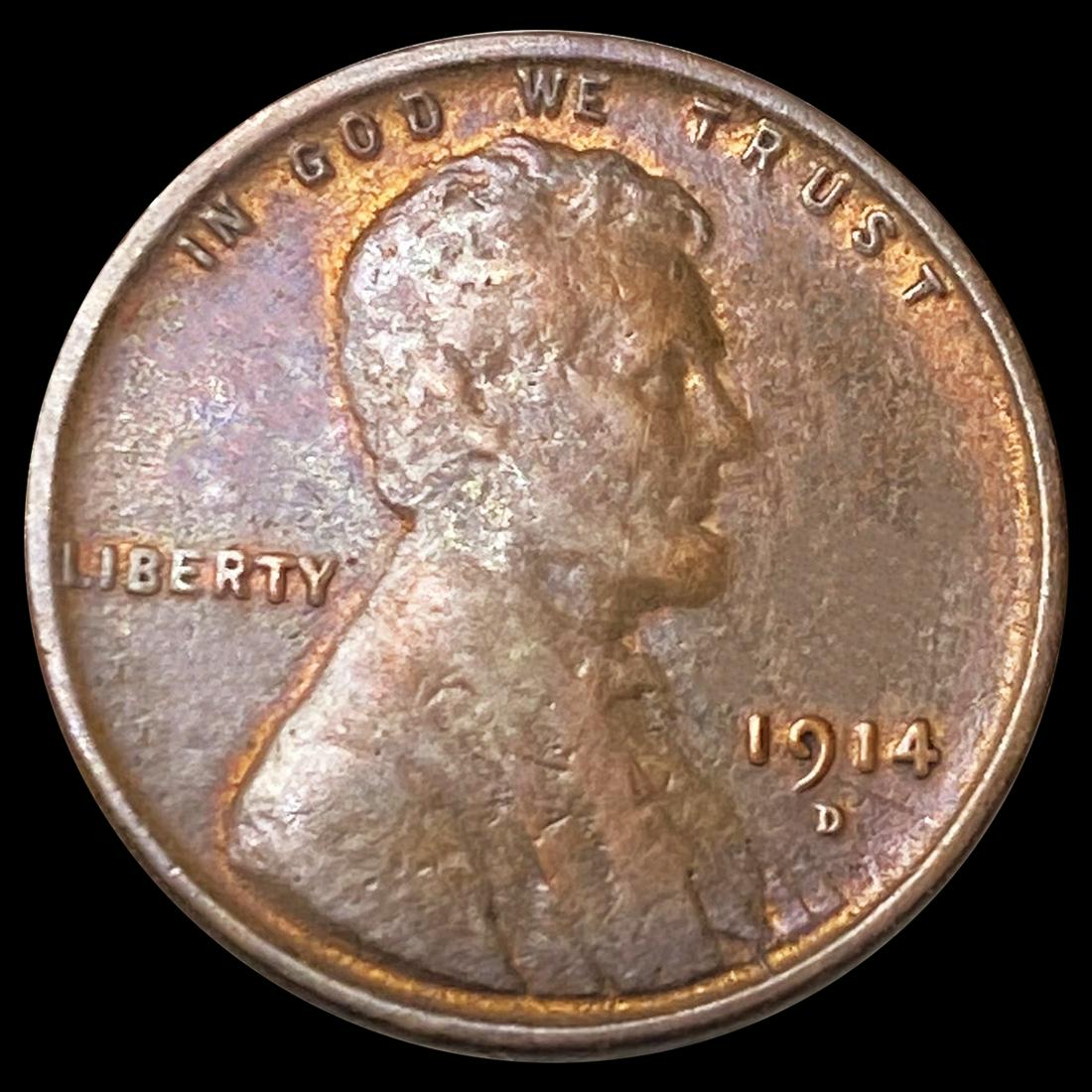 1914-D Wheat Cent NEARLY UNCIRCULATED (1 of 2)