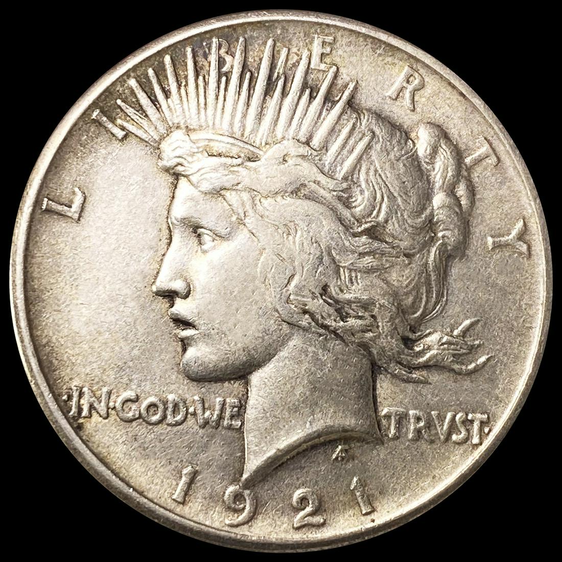 1921 High Rellief Silver Peace Dollar CLOSELY UNC (1 of 2)