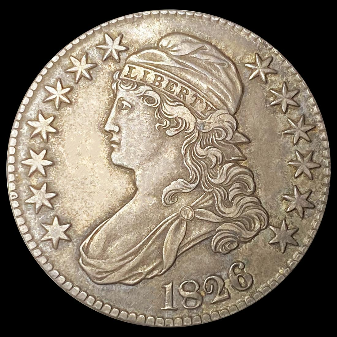 1826 Capped Bust Half Dollar NEARLY UNCIRCULATED (1 of 2)