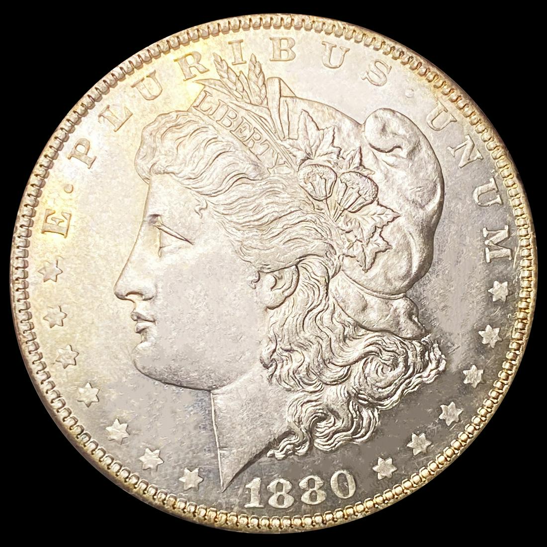 1880-O PL Morgan Silver Dollar UNCIRCULATED (1 of 2)