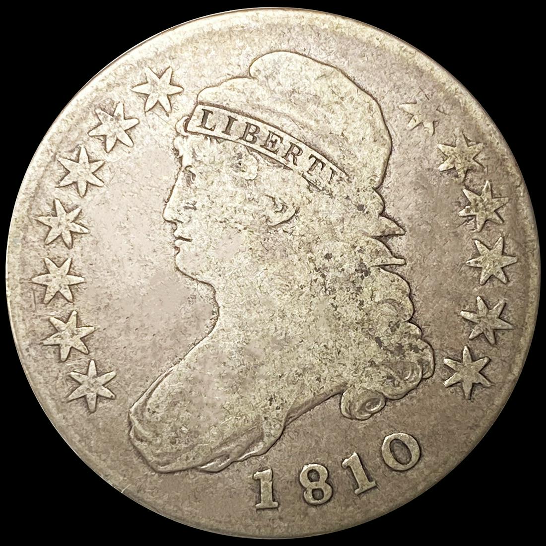 1810 Capped Bust Half Dollar LIGHTLY CIRCULATED (1 of 2)