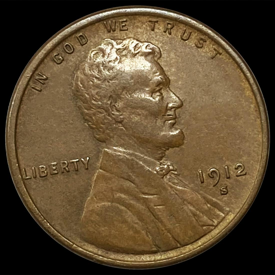 1912-S Wheat Cent CLOSELY UNCIRCULATED (1 of 2)