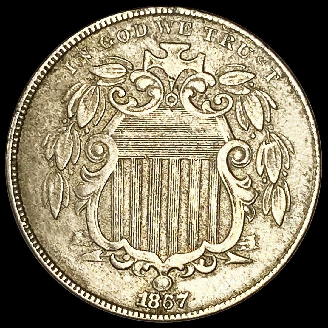 1867 Shield Nickel UNCIRCULATED (1 of 2)