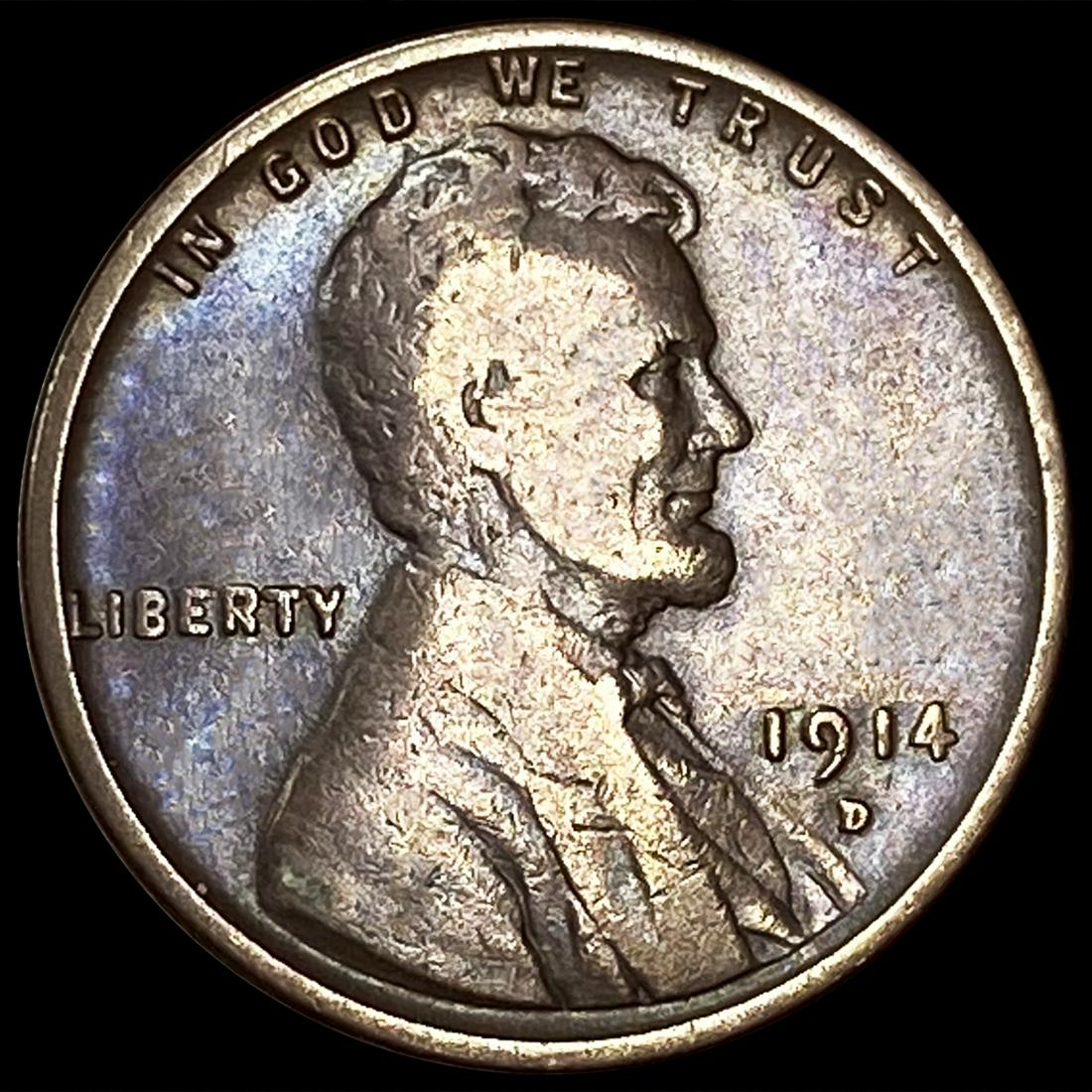 1914-D Wheat Cent CLOSELY UNCIRCULATED (1 of 2)