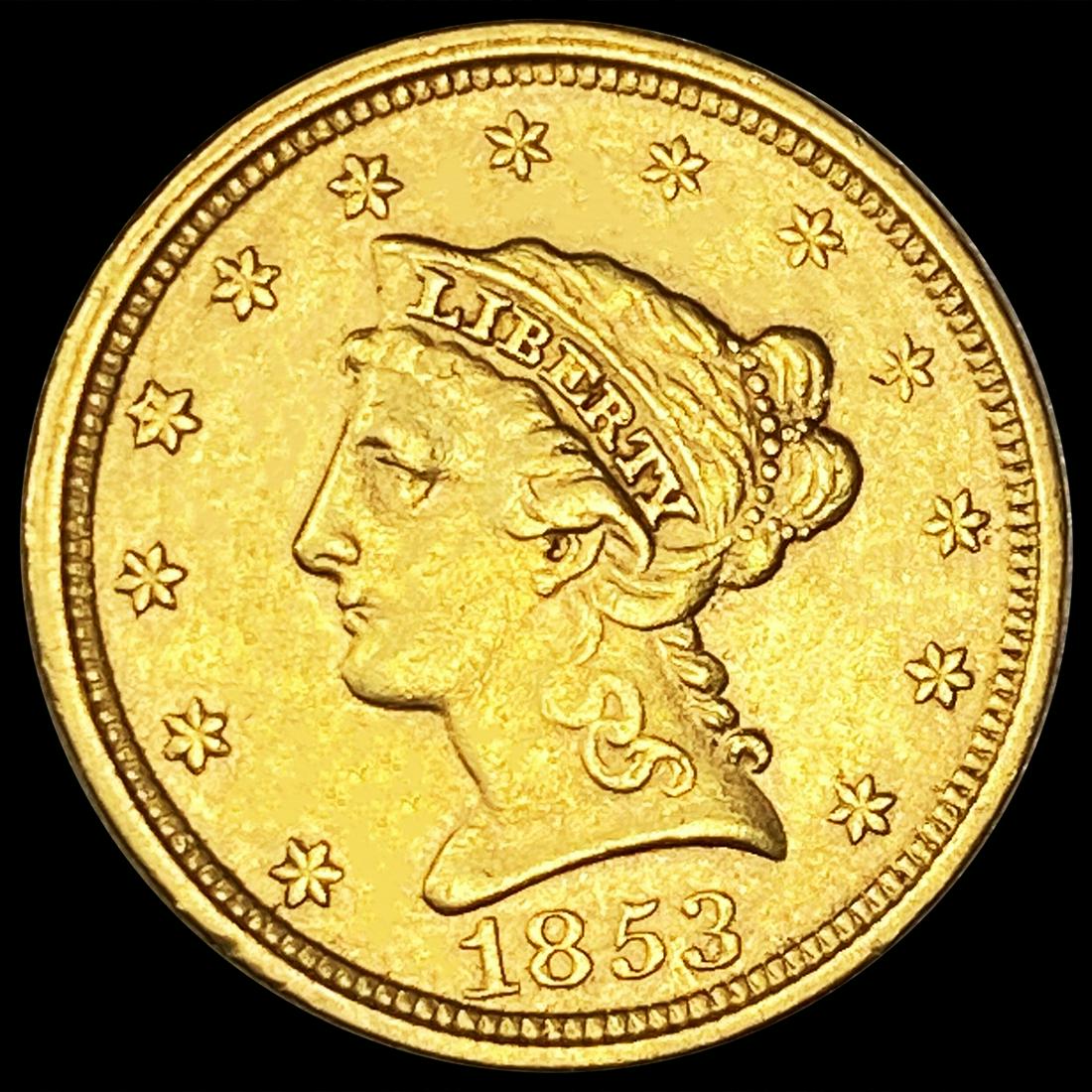 1853 $2.50 Gold Quarter Eagle UNCIRCULATED (1 of 2)