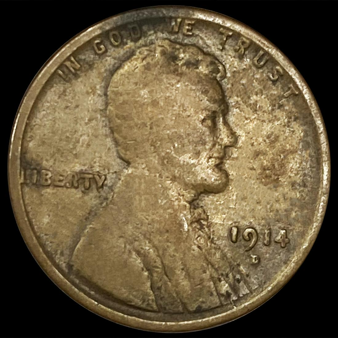 1914-D Wheat Cent LIGHTLY CIRCULATED (1 of 2)