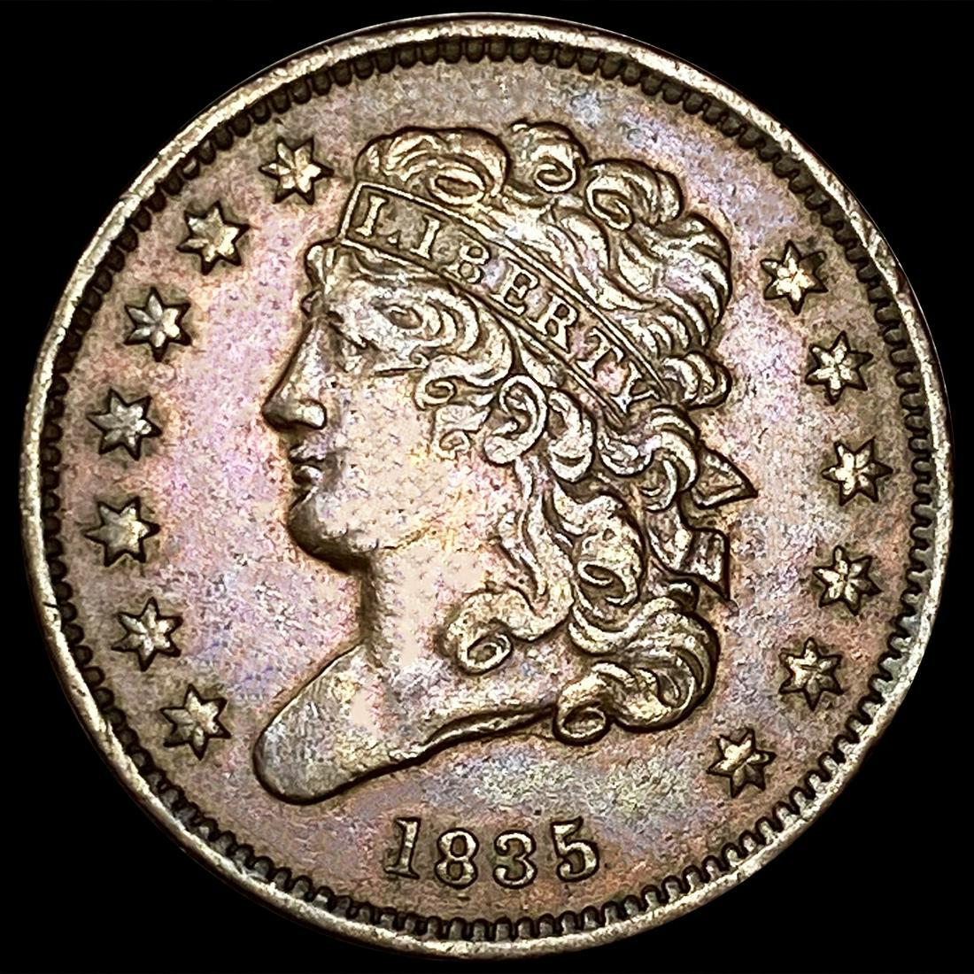 1835 Classic Head Half Cent UNCIRCULATED (1 of 2)