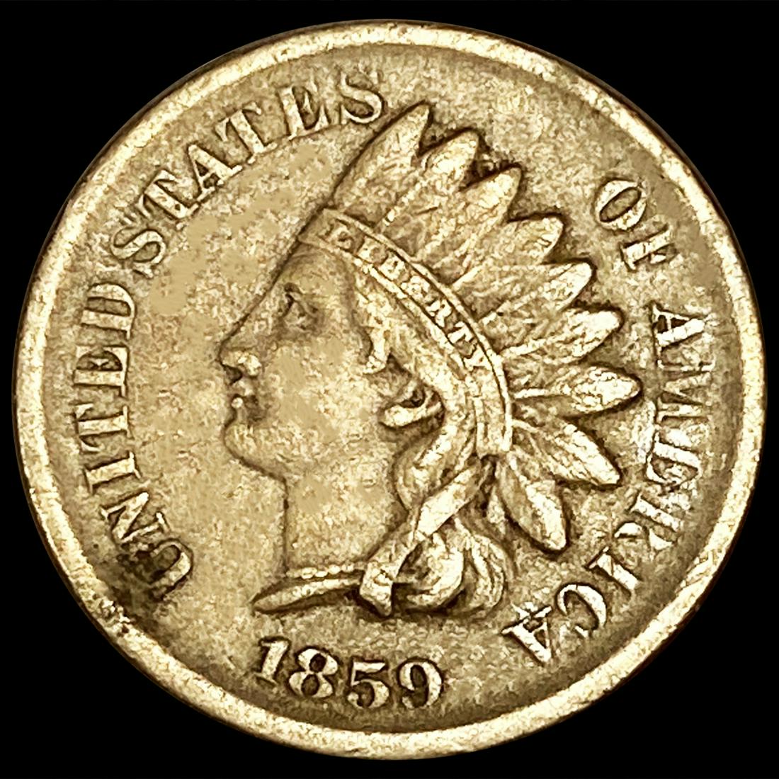 1859 Indian Head Cent CLOSELY UNCIRCULATED (1 of 2)