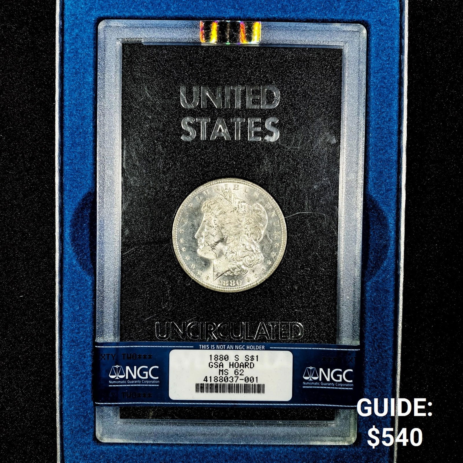 1880-S Morgan Silver Dollar NGC-MS62 (1 of 2)