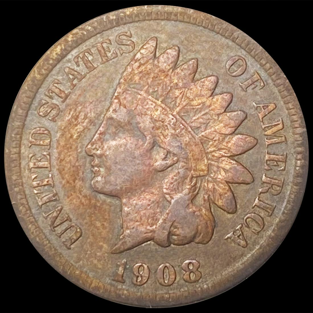 1908-S Indian Head Cent NEARLY UNCIRCULATED (1 of 2)