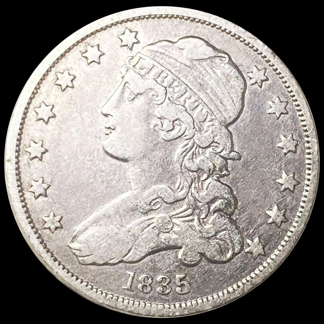 1835 Capped Bust Quarter CLOSELY UNCIRCULATED (1 of 2)