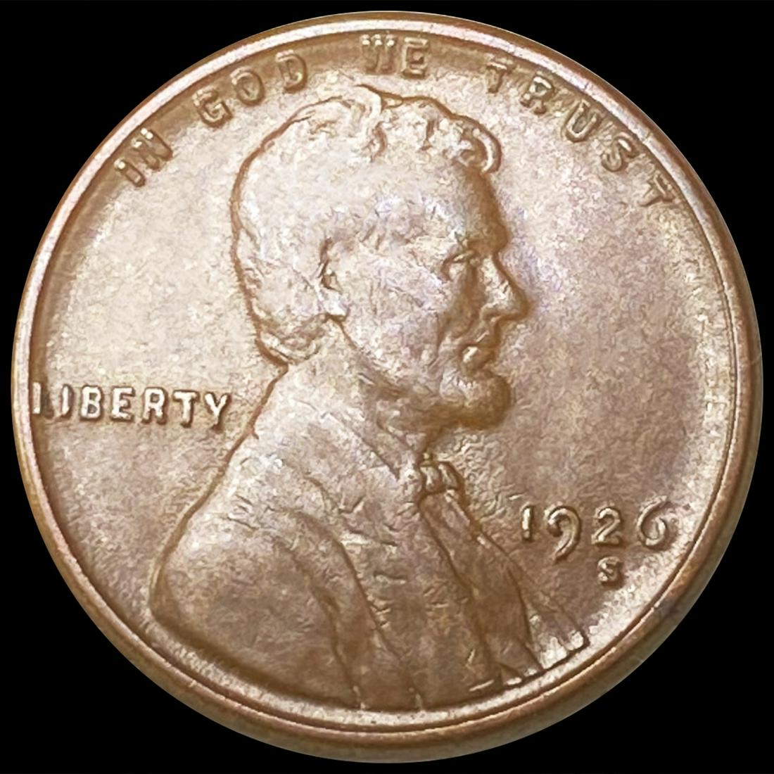 1926-S Wheat Cent CLOSELY UNCIRCULATED (1 of 2)