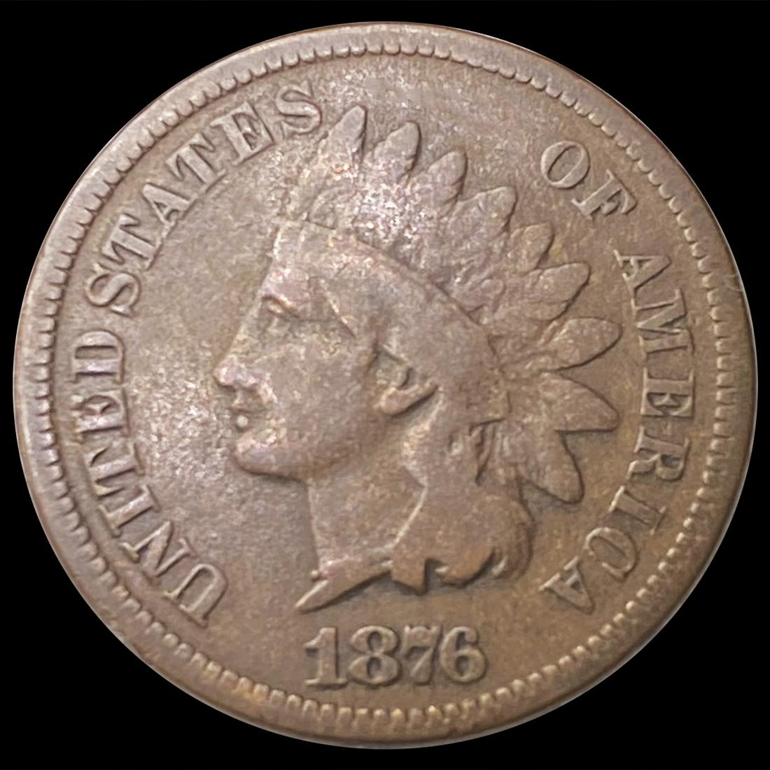 1876 Indian Head Cent NEARLY UNCIRCULATED (1 of 2)