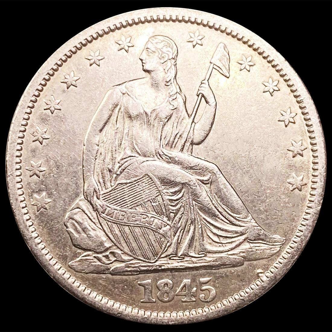 1845-O Seated Liberty Half Dollar CLOSELY UNC (1 of 2)