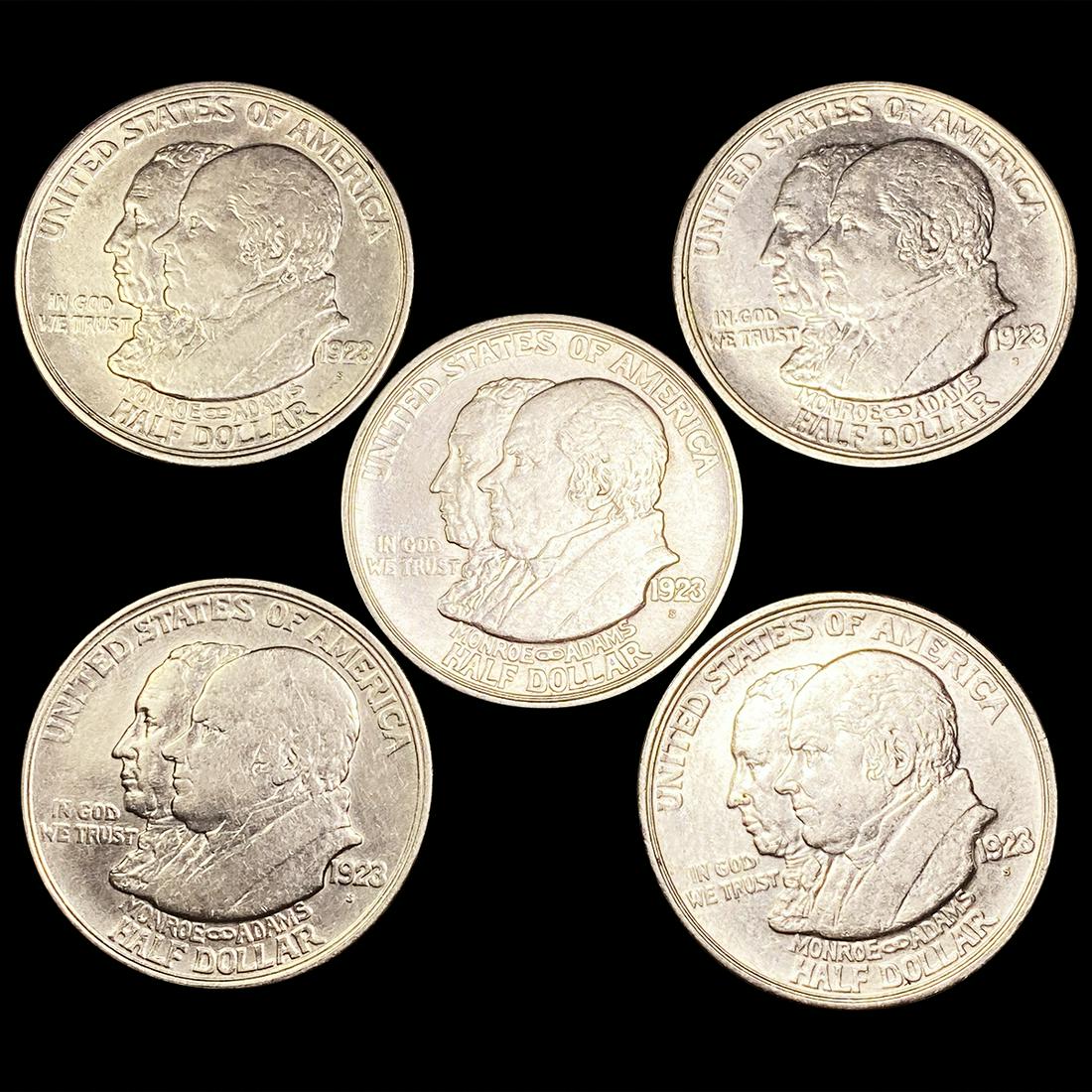 (5) Monroe Half Dollars UNCIRCULATED (1 of 2)