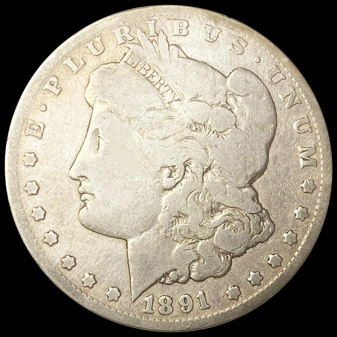 1891-CC Morgan Silver Dollar LIGHTLY CIRCULATED (1 of 2)