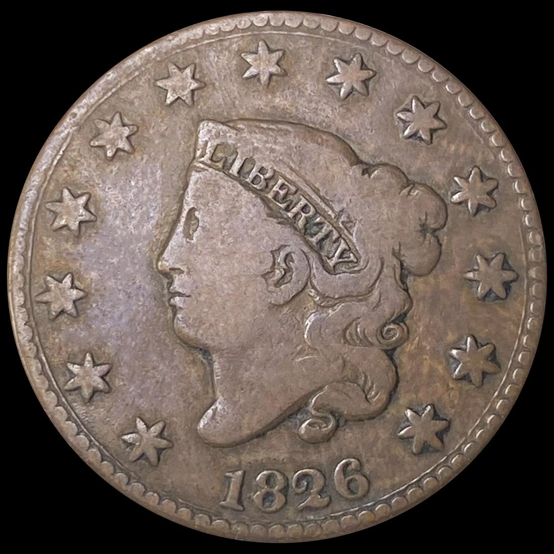 1826 Large Cent NEARLY UNCIRCULATED (1 of 2)