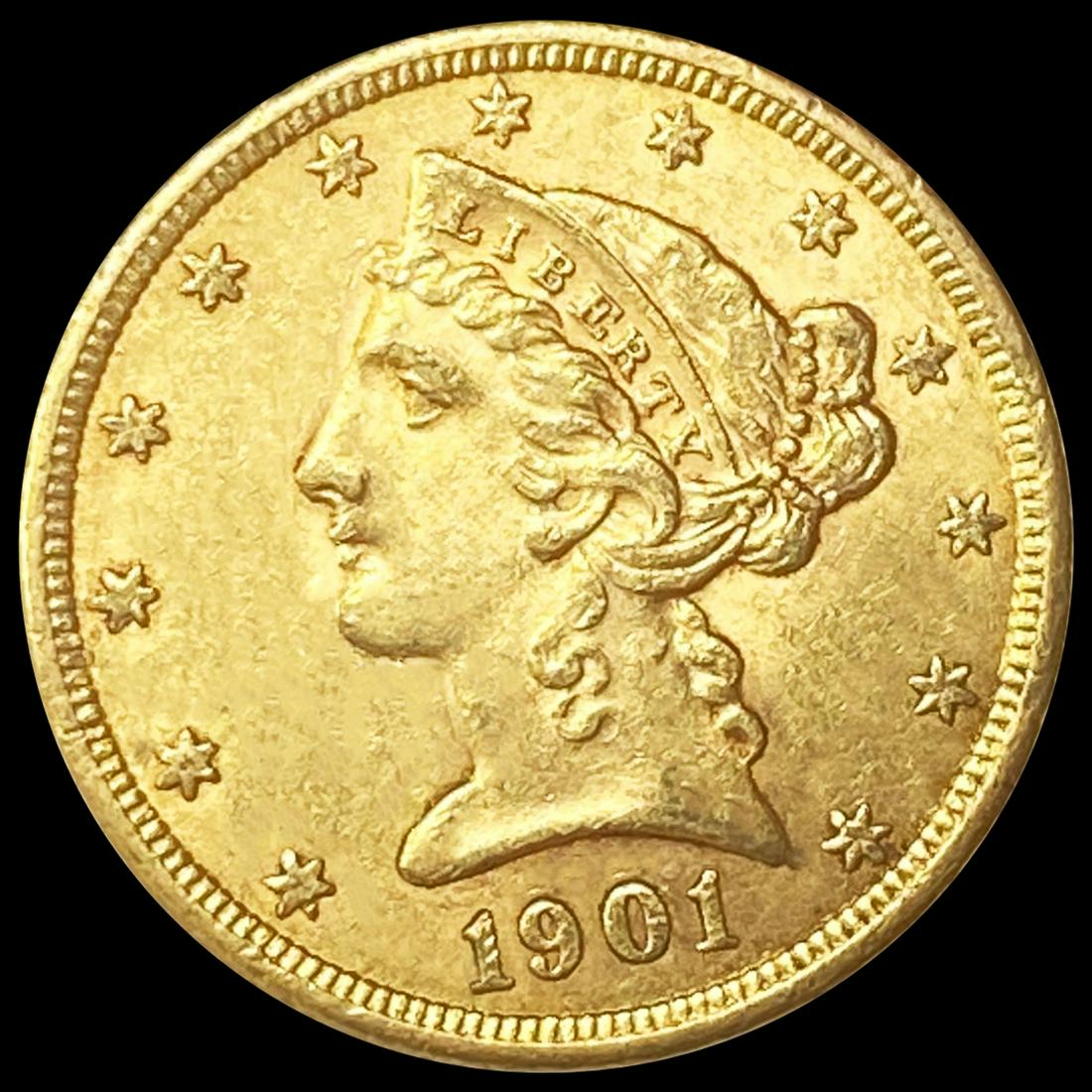 1901-S $5 Gold Half Eagle UNCIRCULATED (1 of 2)