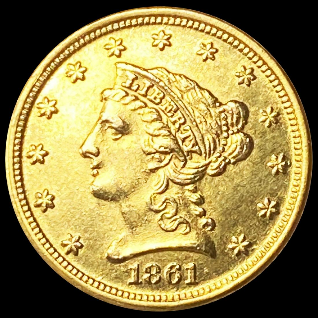 1861 $2.50 Gold Quarter Eagle UNCIRCULATED (1 of 2)