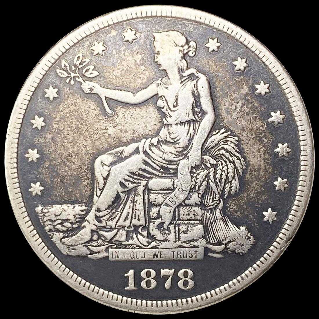1878-S Silver Trade Dollar LIGHTLY CIRCULATED (1 of 2)