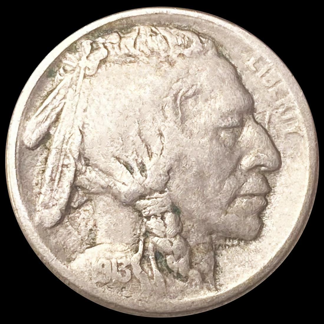 1913-S TY2 Buffalo Nickel NEARLY UNCIRCULATED (1 of 2)