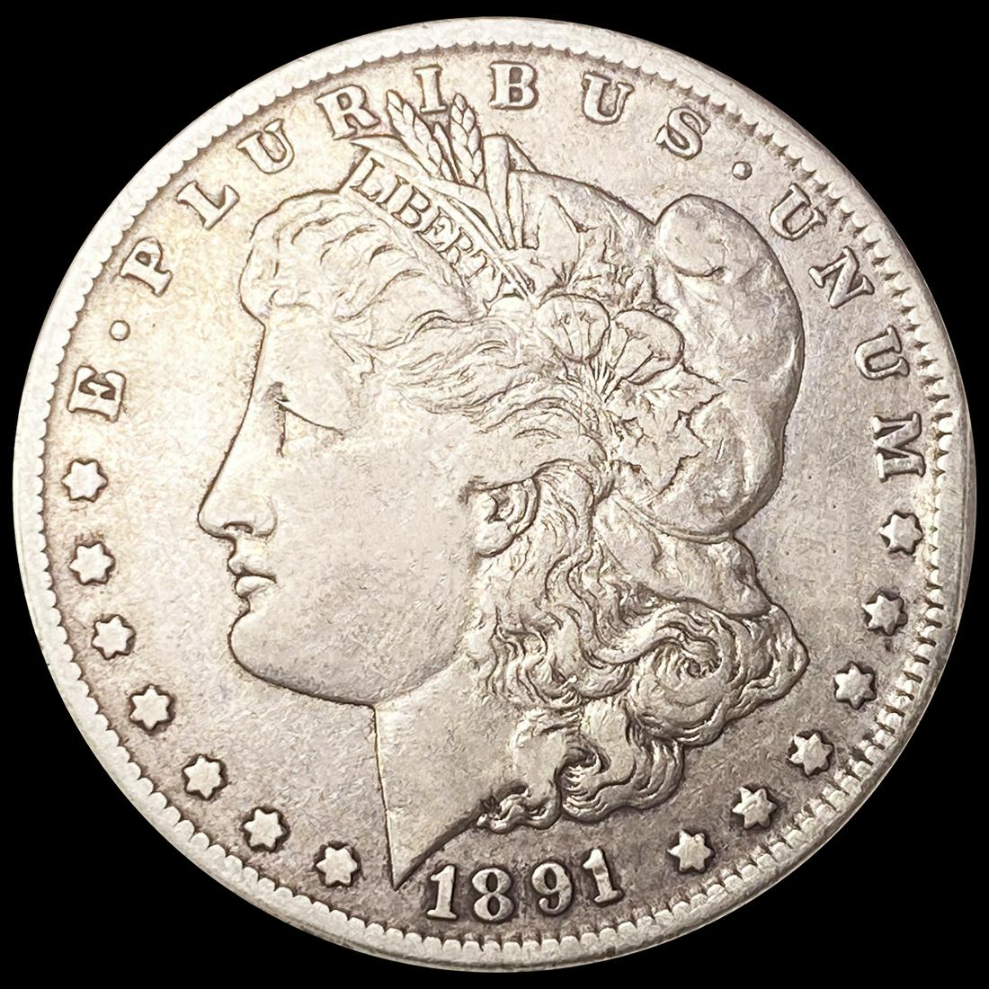 1891-CC Morgan Silver Dollar NEARLY UNCIRCULATED (1 of 2)