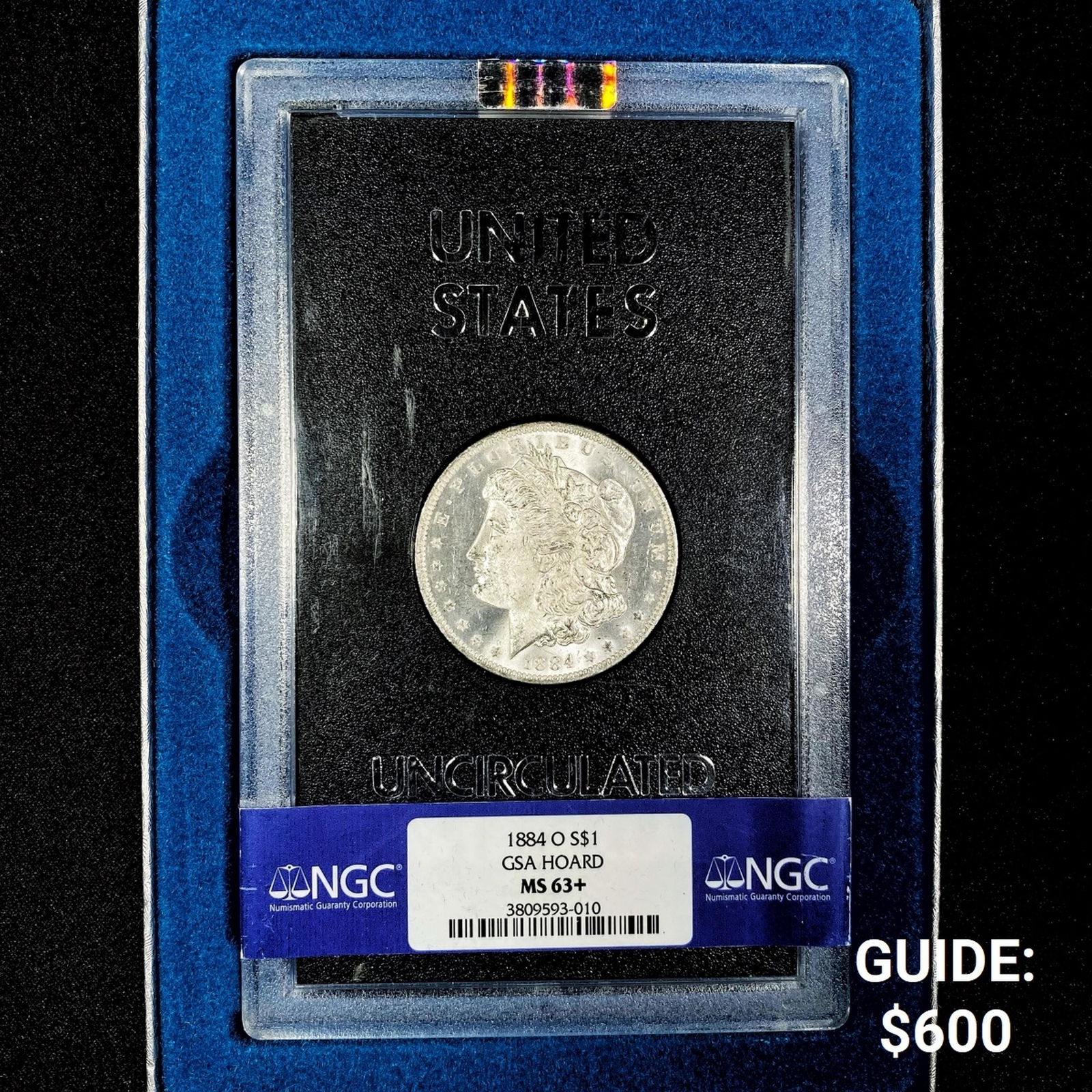 1884-O Morgan Silver Dollar NGC-MS63+ GSA Hoard (1 of 2)