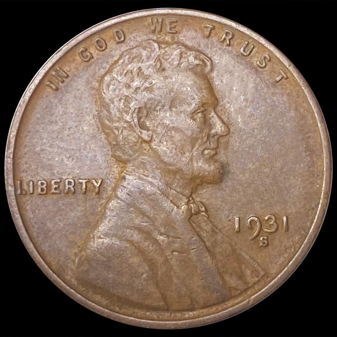 1931-S Wheat Cent CLOSELY UNCIRCULATED (1 of 2)