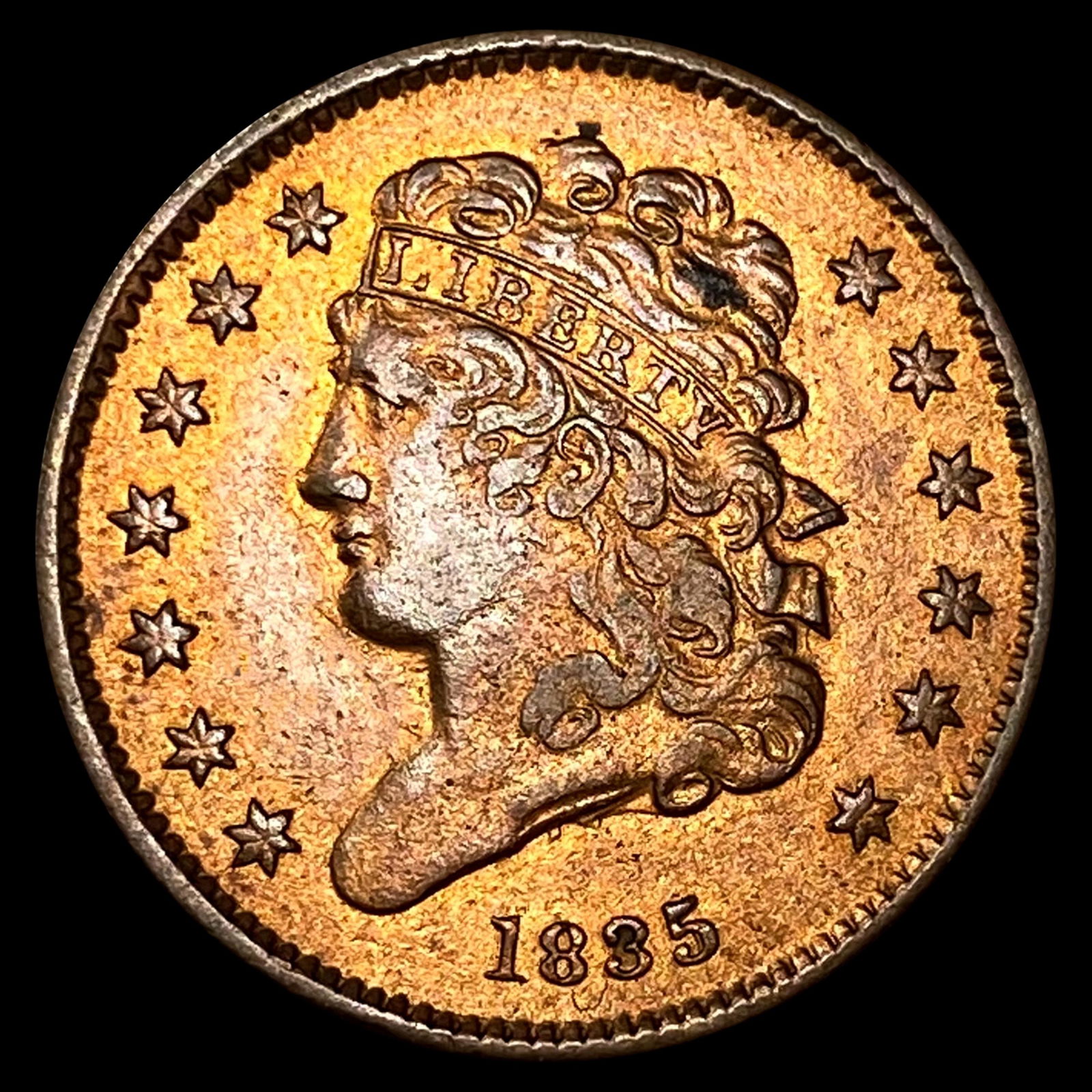 1835 Classic Head Half Cent UNCIRCULATED (1 of 2)