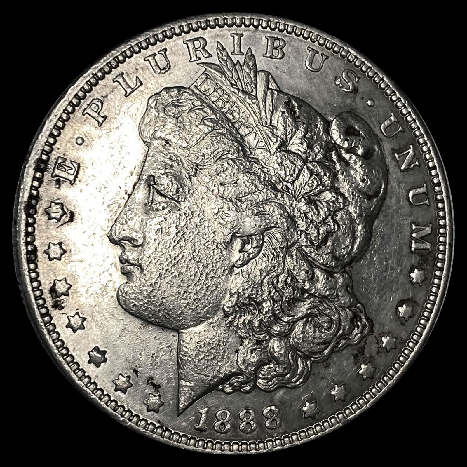 1888-S Morgan Silver Dollar CLOSELY UNCIRCULATED (1 of 2)