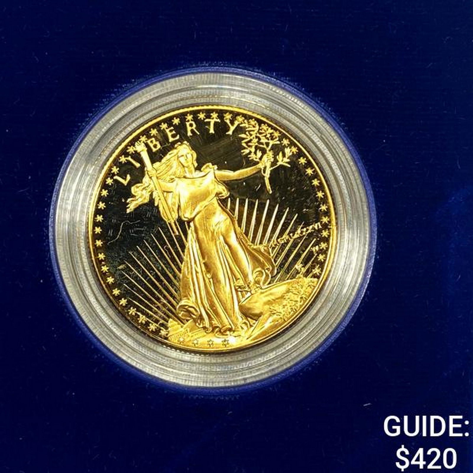 1986-W $50 Gold 1oz -Proof w/ Cert. GEM BU (1 of 2)