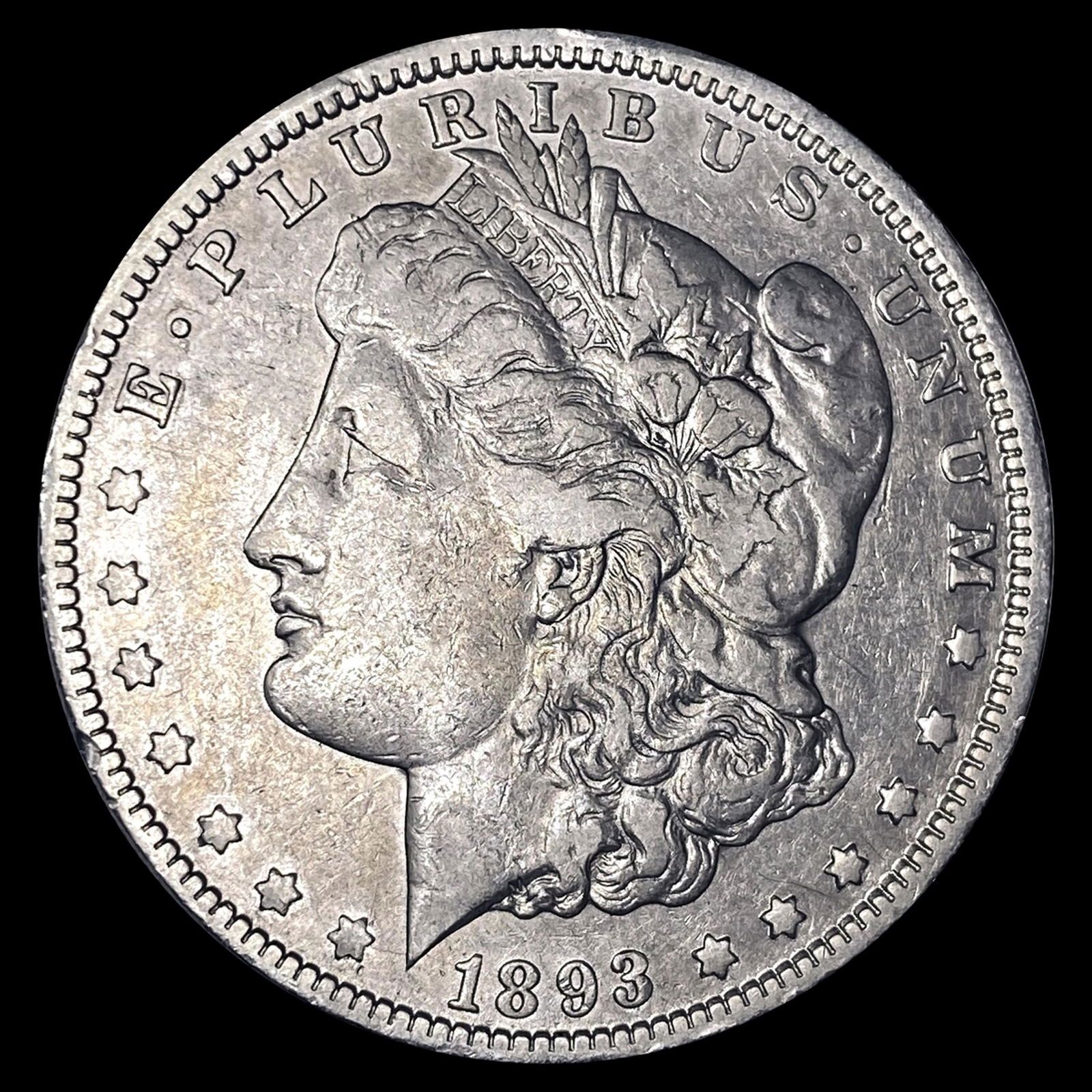 1893-O Morgan Silver Dollar CLOSELY UNCIRCULATED (1 of 2)