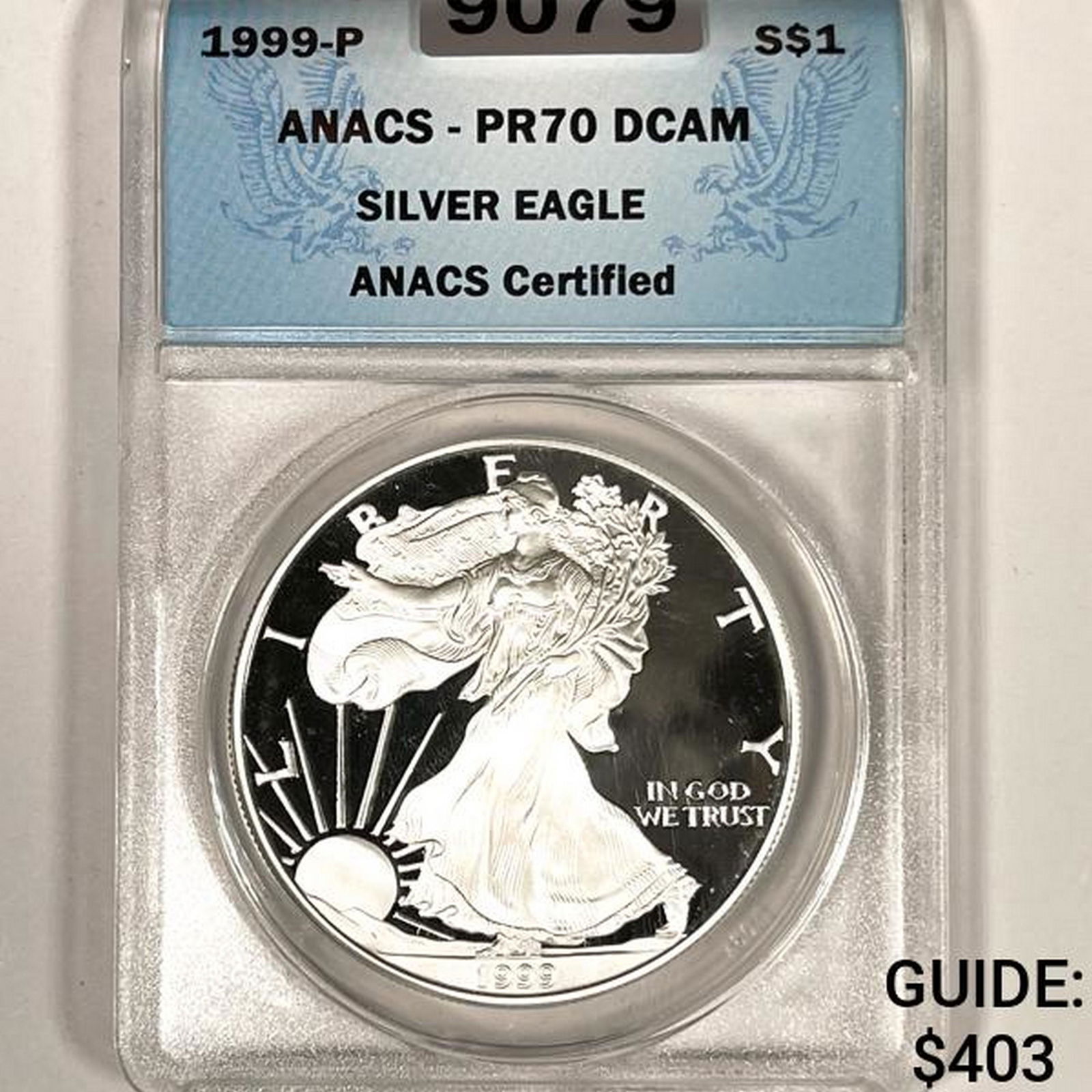 1999-P Silver Eagle ANACS-PR70 DCAM (1 of 2)