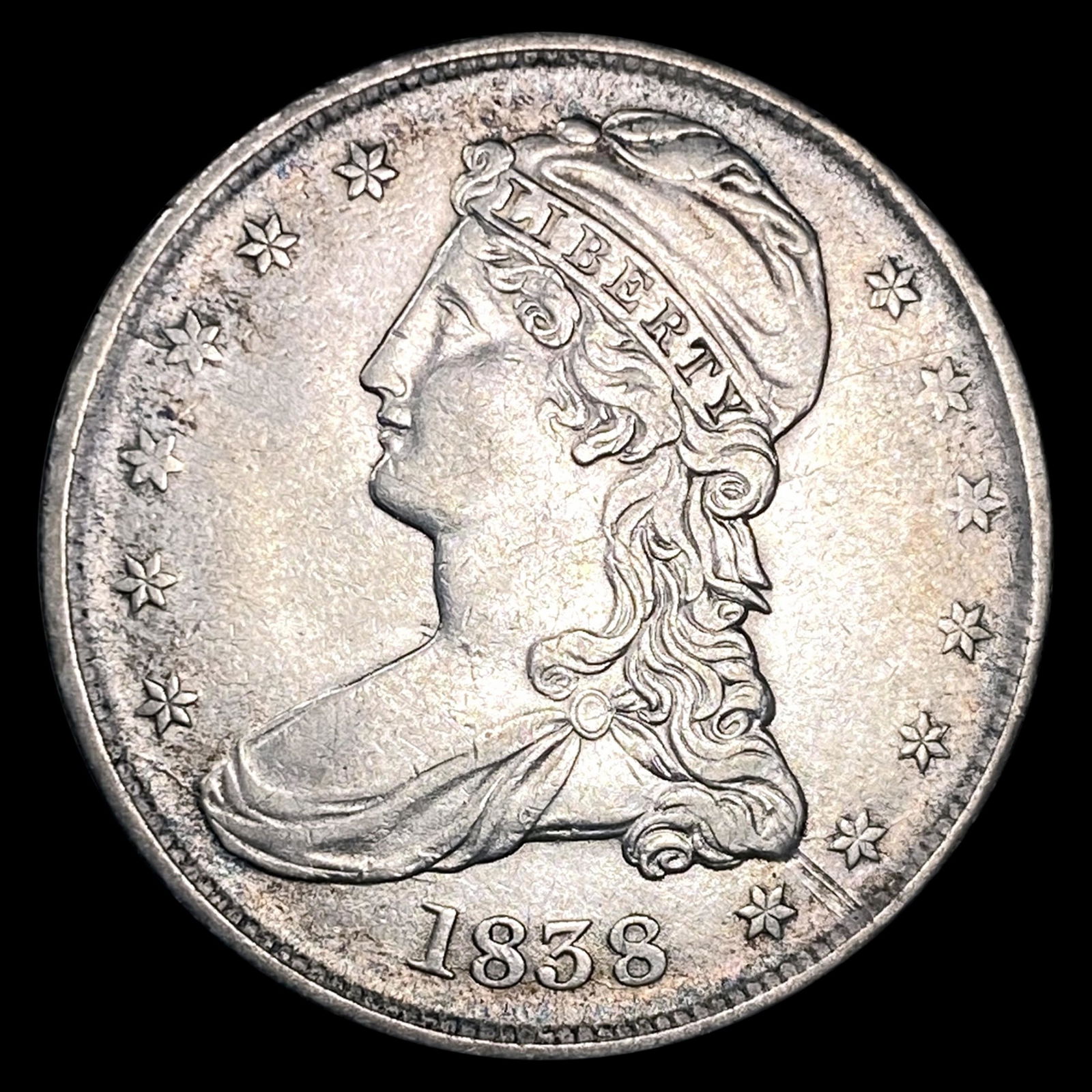 1838 Capped Bust Half Dollar UNCIRCULATED (1 of 2)