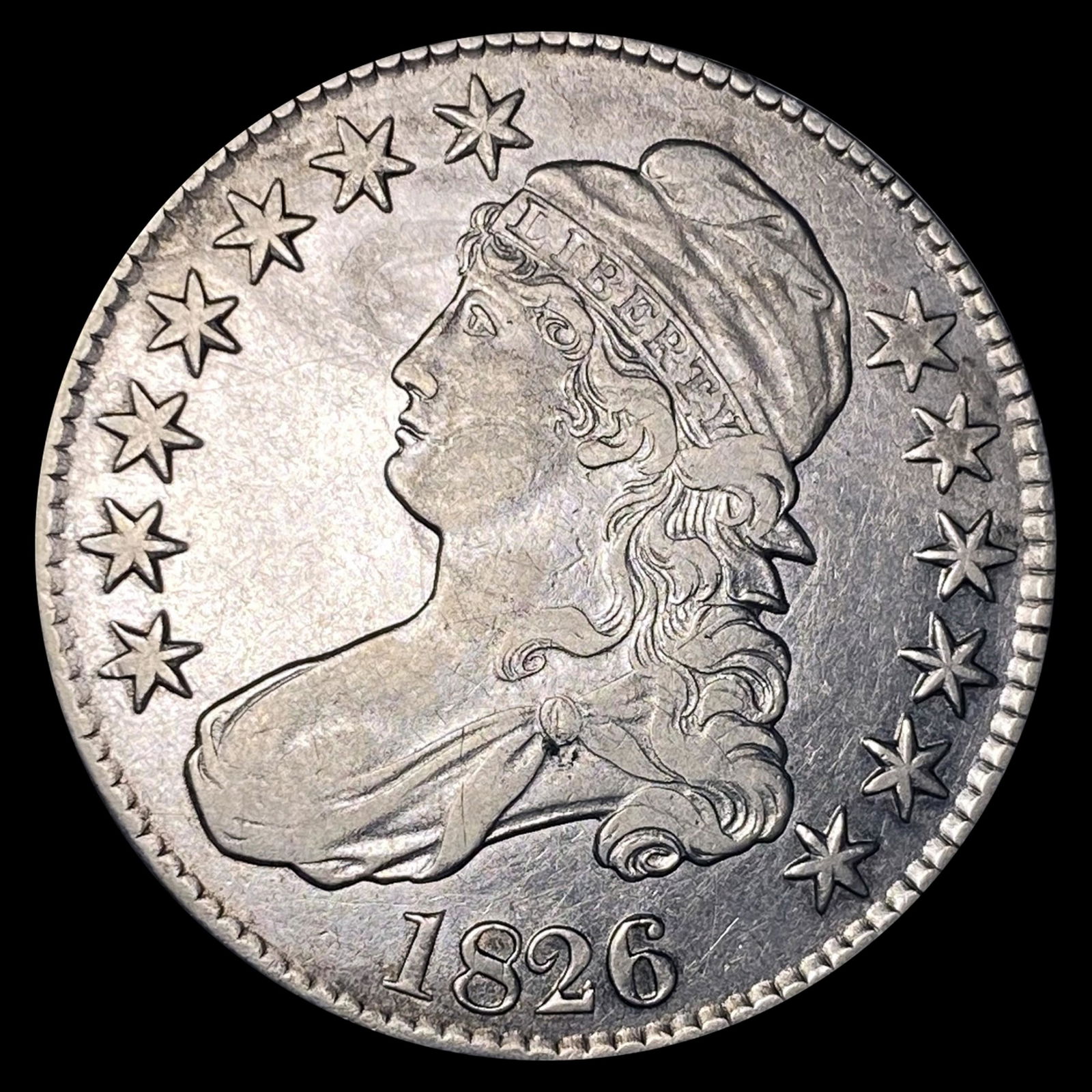 1826 Capped Bust Half Dollar UNCIRCULATED (1 of 2)
