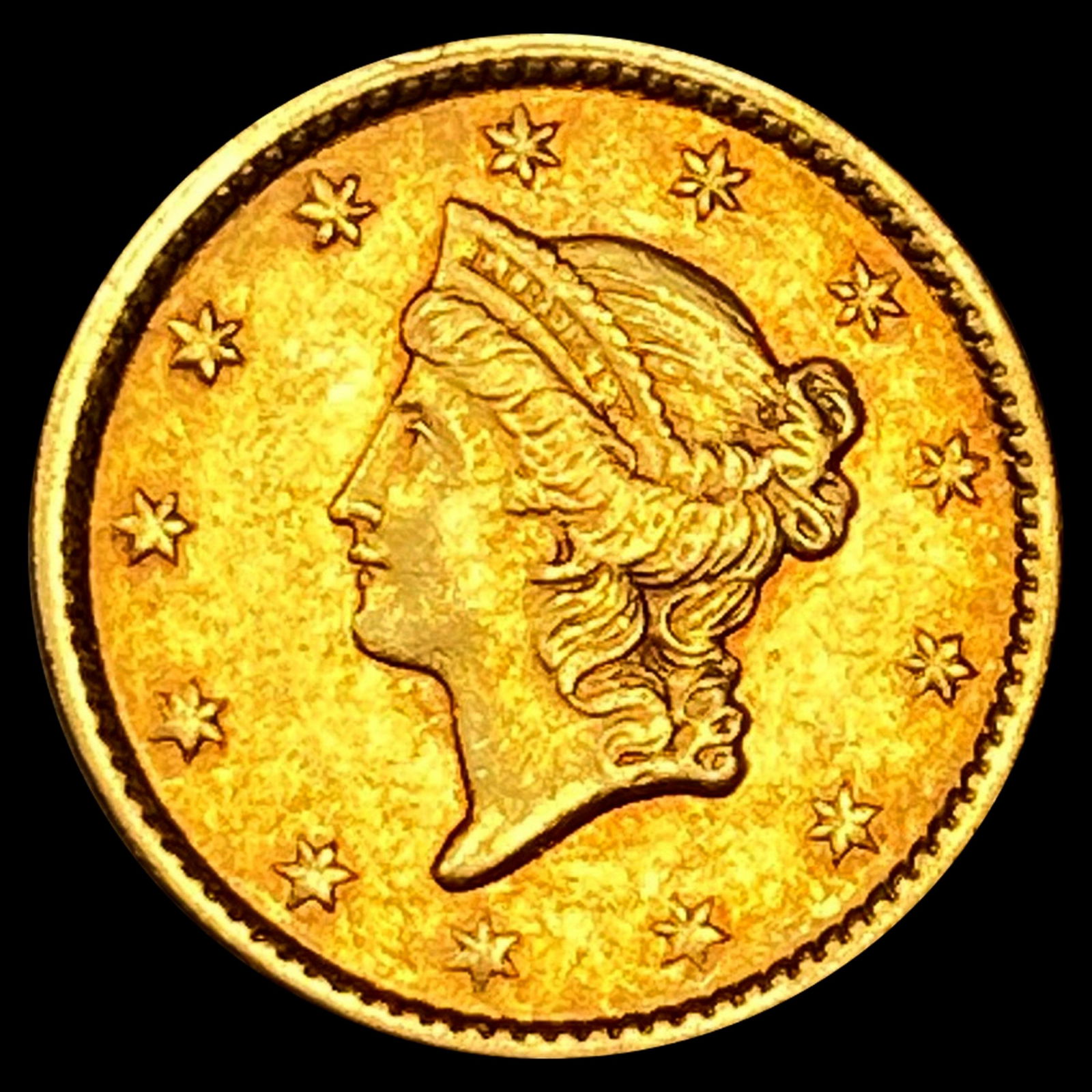 1853 Rare Gold Dollar UNCIRCULATED (1 of 2)